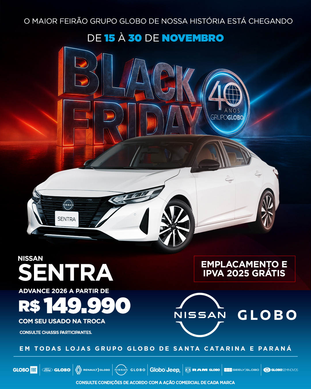 BF 40 Anos Grupo Globo