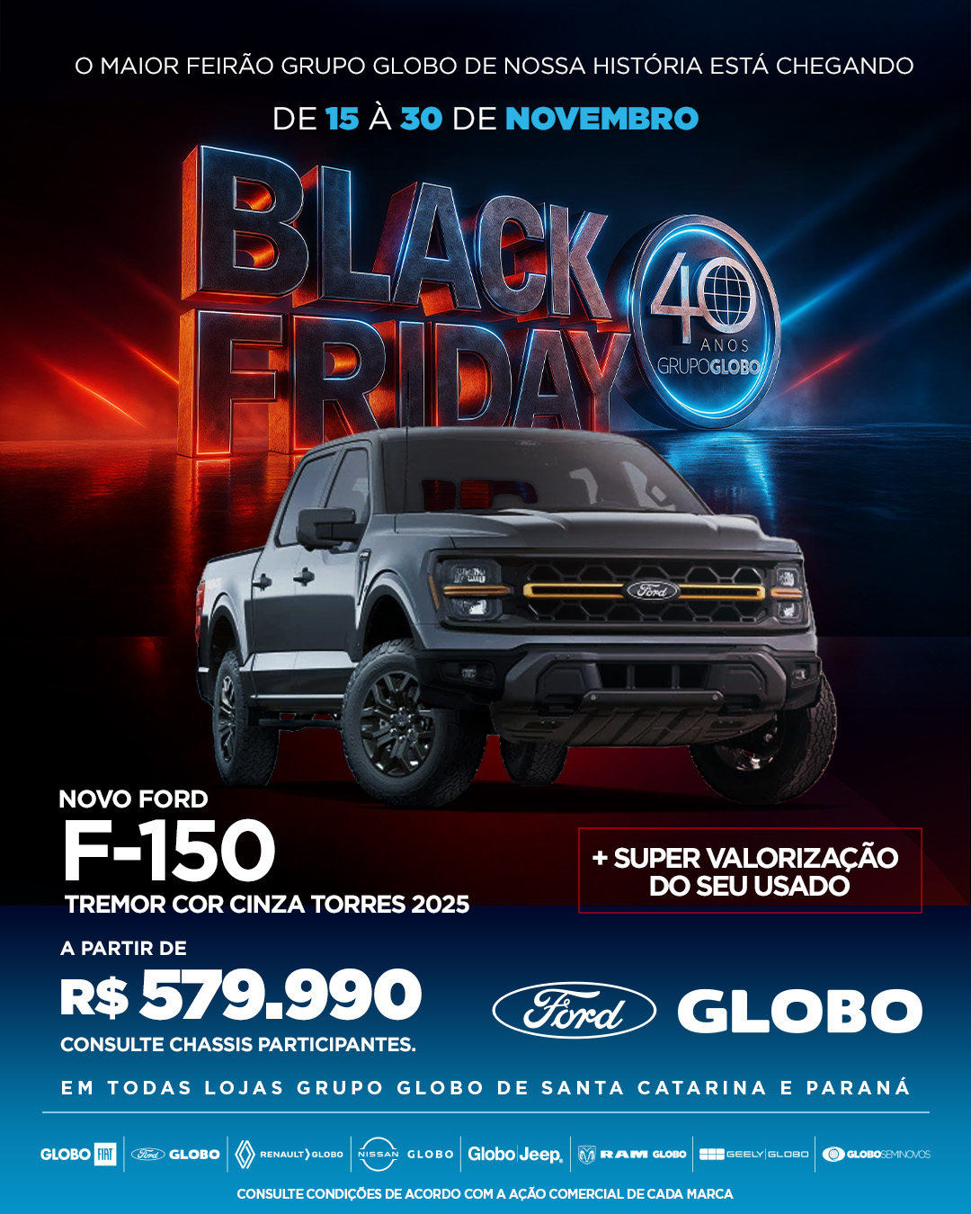 BF 40 Anos Grupo Globo