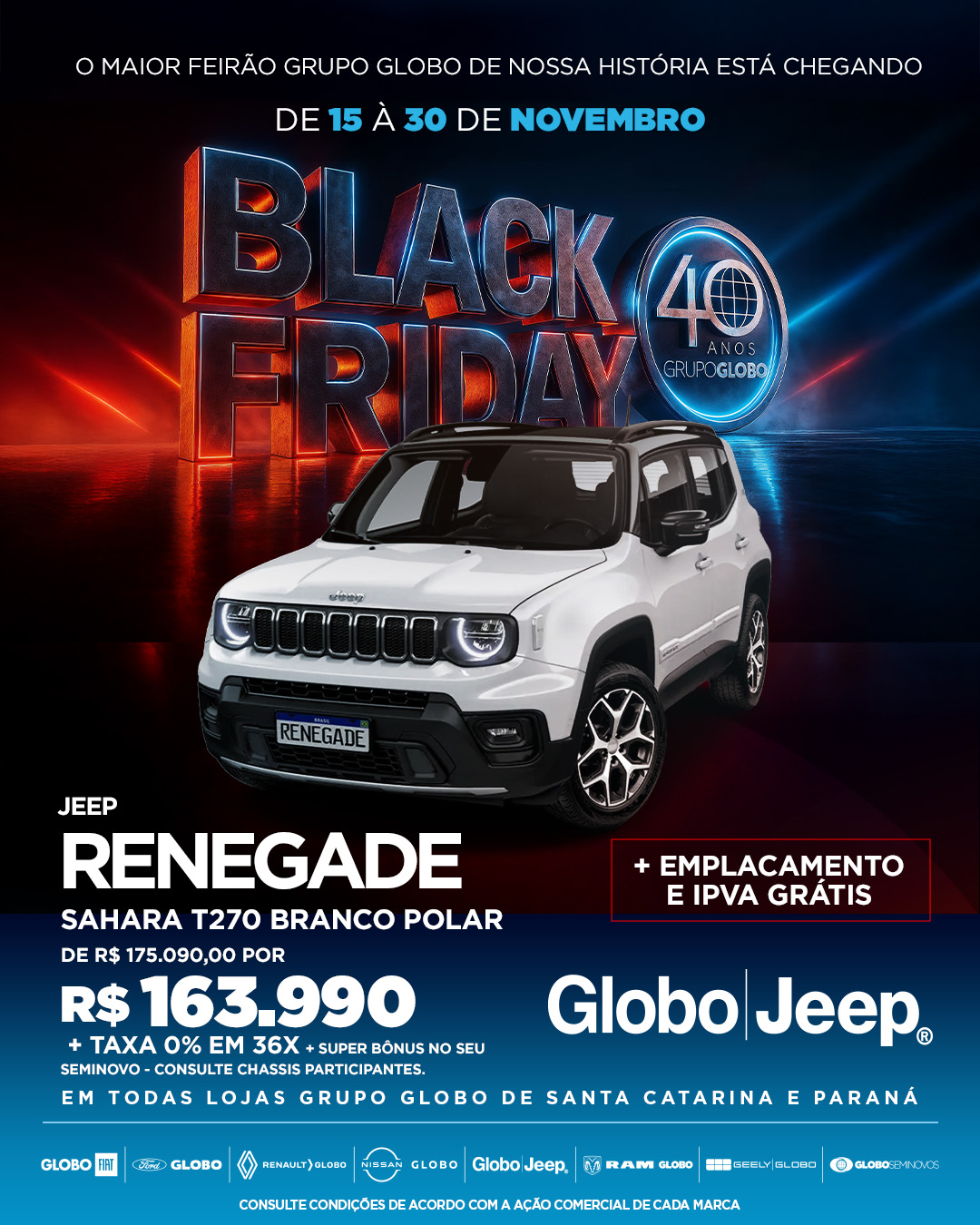 BF 40 Anos Grupo Globo