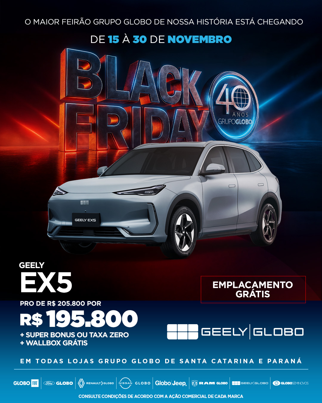 BF 40 Anos Grupo Globo