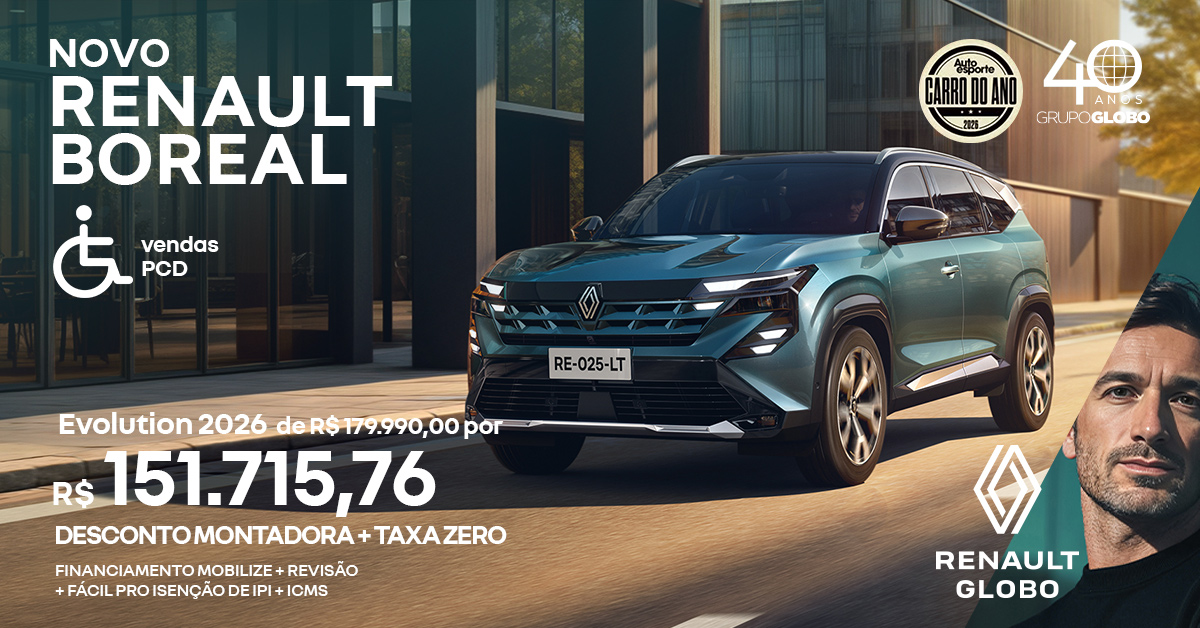 BOREAL PCD RENAULT GLOBO MAR�O 26