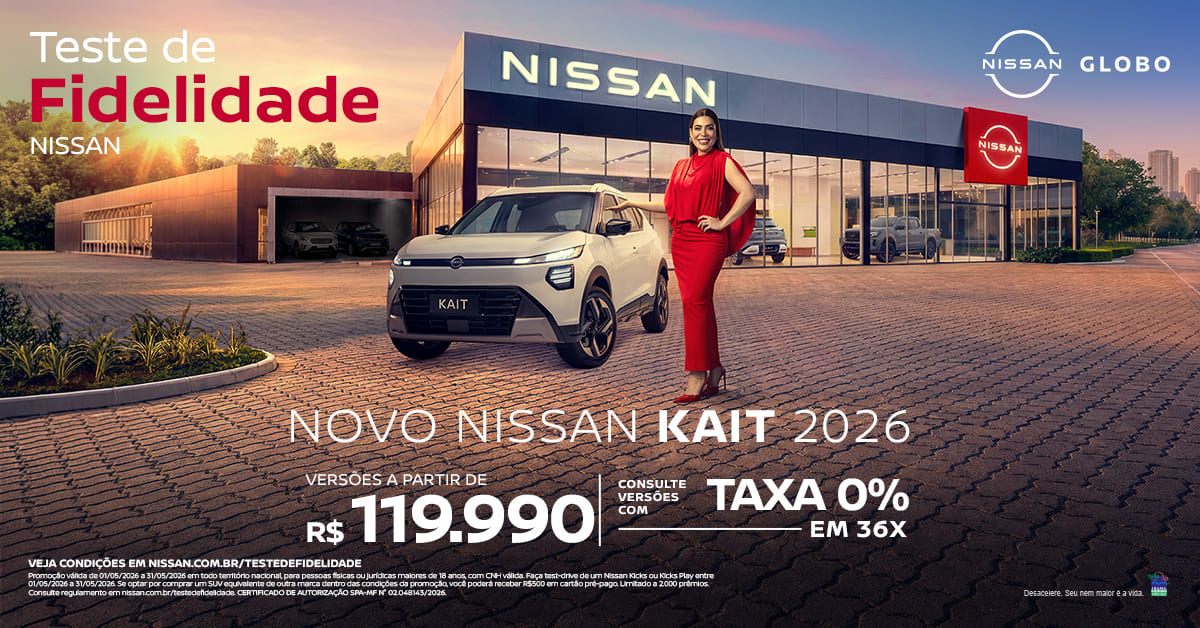 Nissan Kait Maio 2026