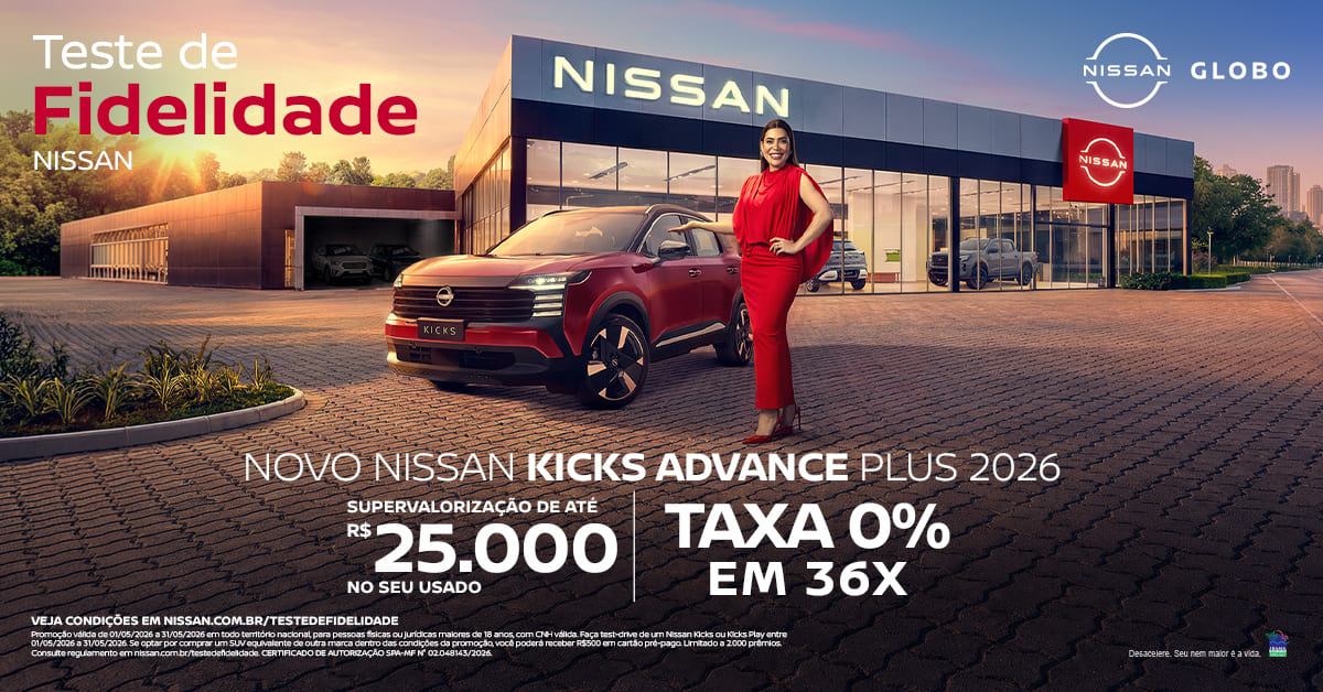 Nissan Kicks Maio 2026