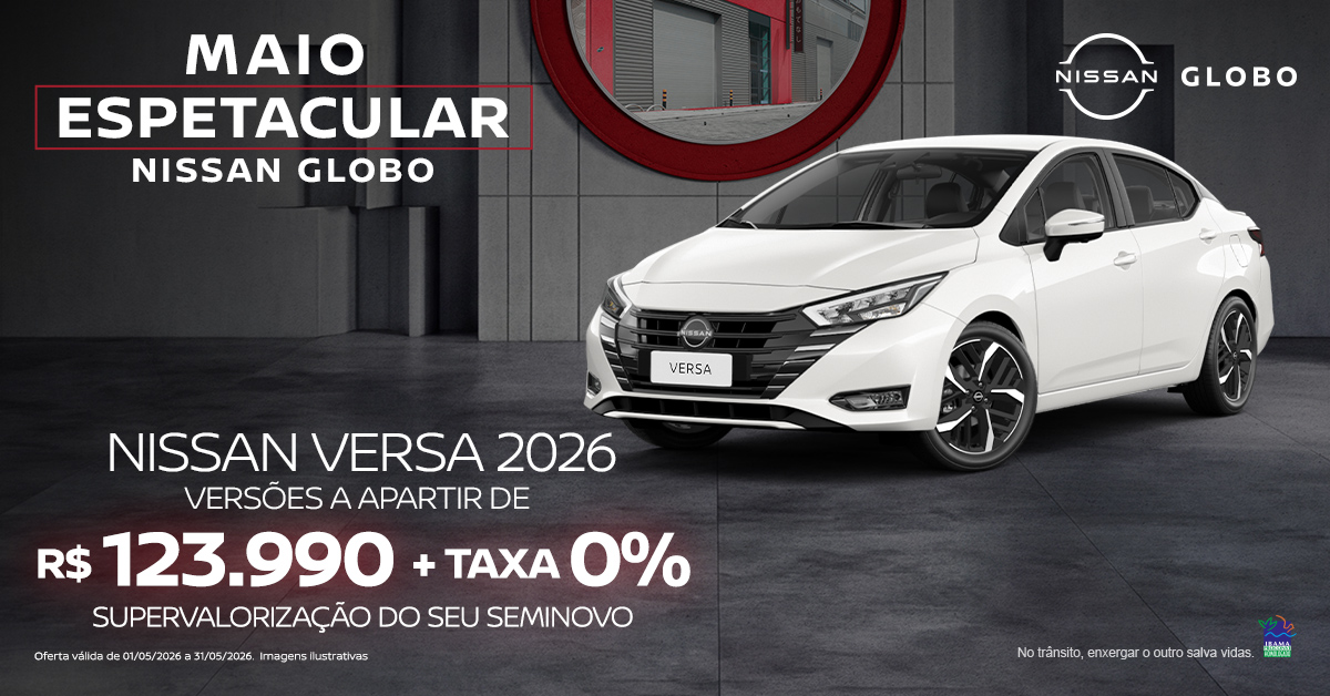 Nissan Versa Maio 2026