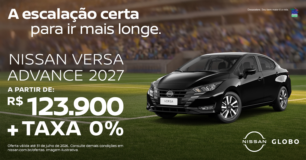 Nissan Versa Julho 2026