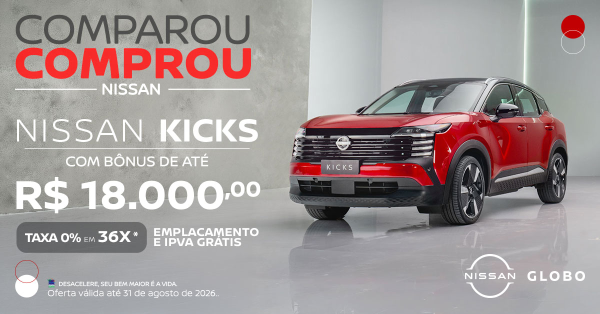 Nissan Kicks - Agosto