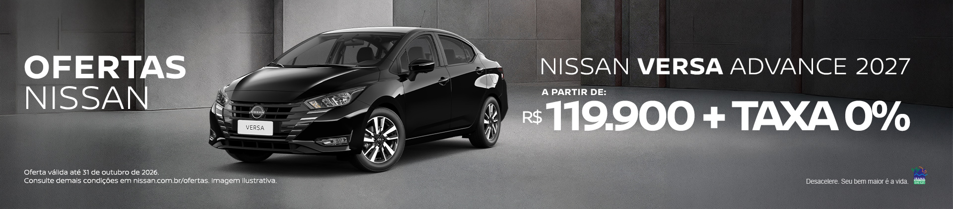 Versa Outubro 2026